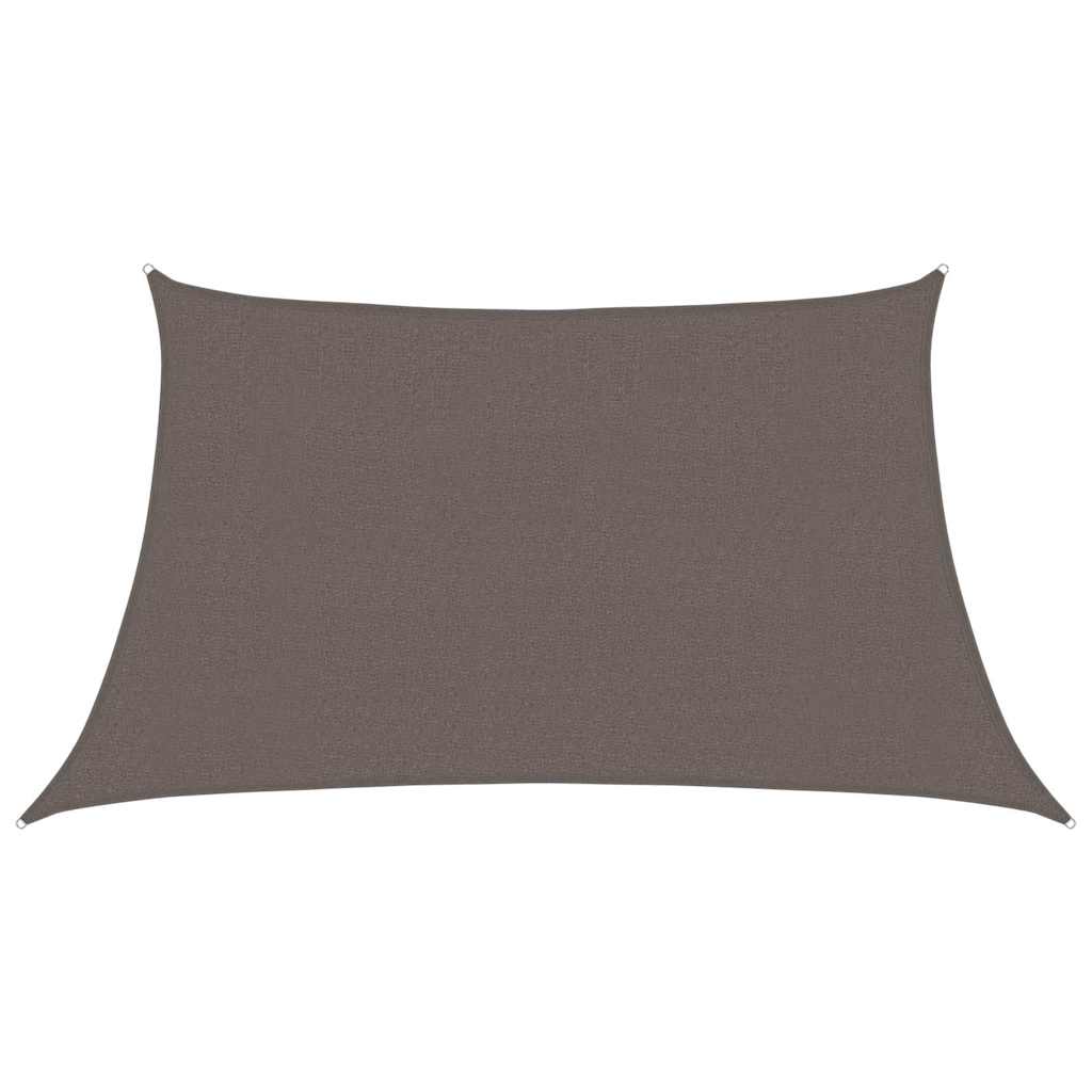 Sonnensegel 160 g/m² Anthrazit 3/4x2 m HDPE