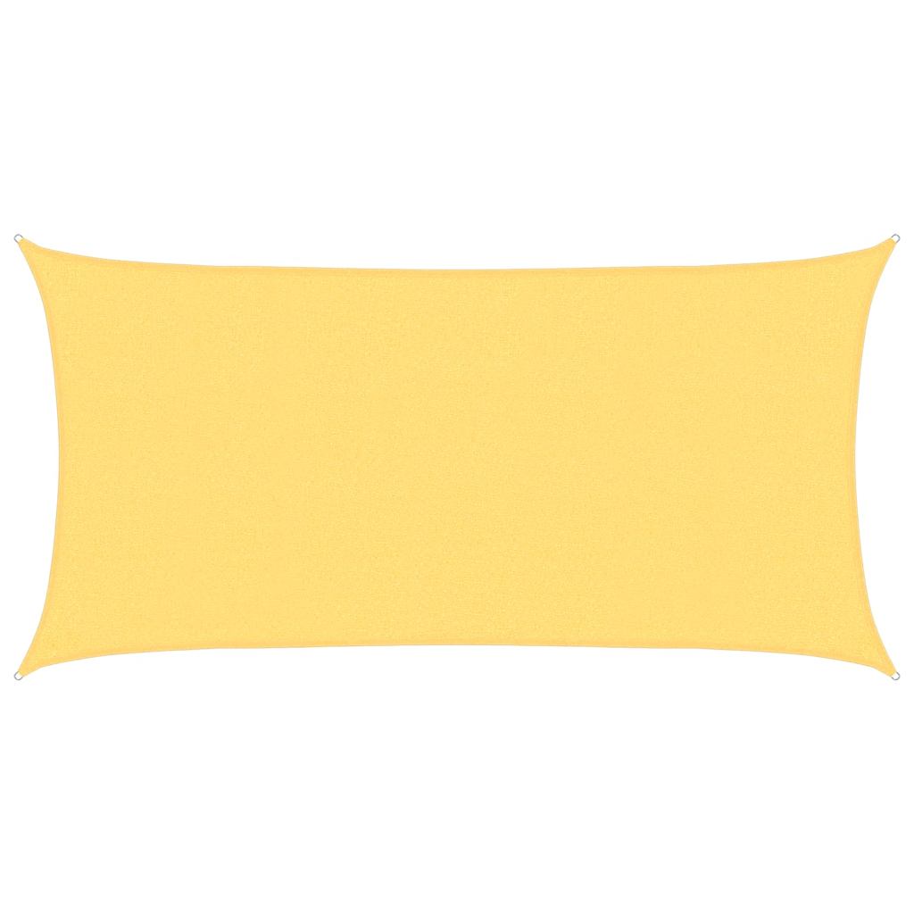 Sonnensegel 160 g/m² Beige 2x3,5 m HDPE