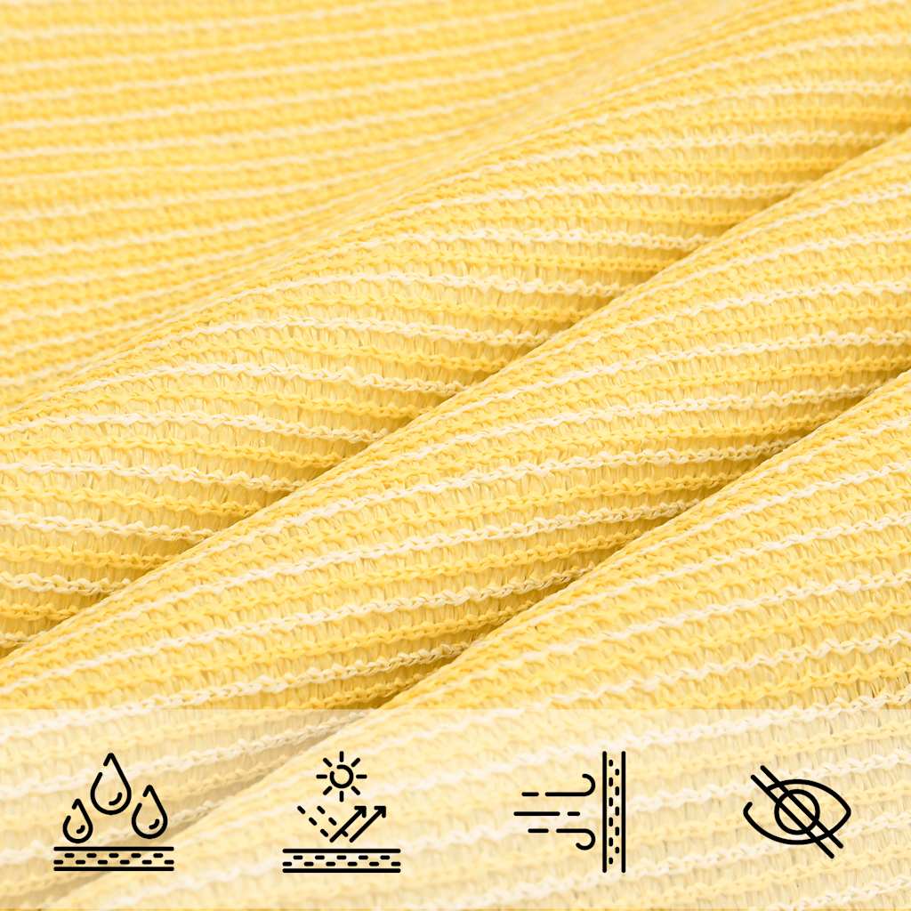 Sonnensegel 160 g/m² Beige 2x3,5 m HDPE