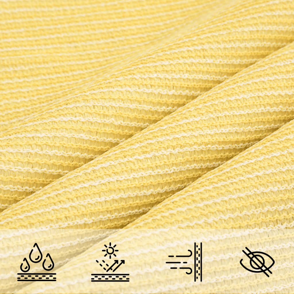 Sonnensegel 160 g/m² Beige 5x8 m HDPE