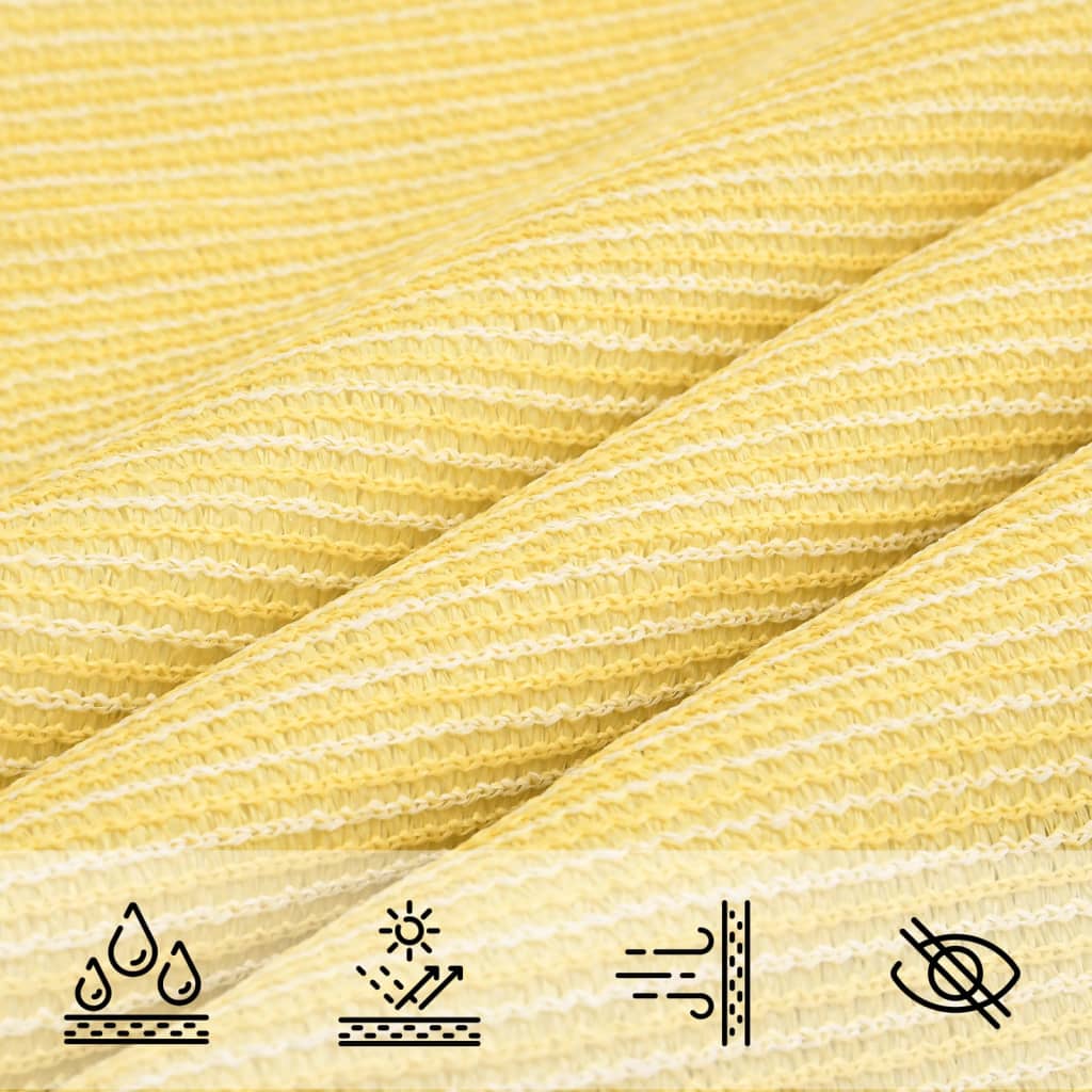Sonnensegel 160 g/m² Beige 6x7 m HDPE