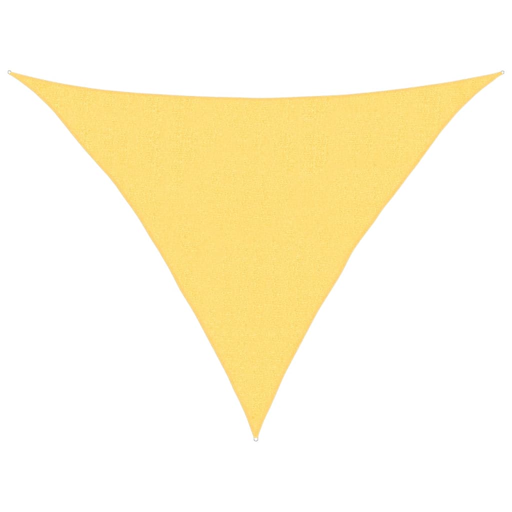 Sonnensegel 160 g/m² Beige 2,5x2,5x3,5 m HDPE