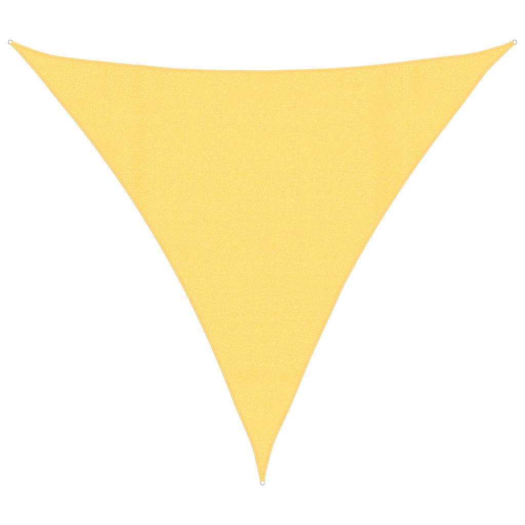 Sonnensegel 160 g/m² Beige 4x4x4 m HDPE