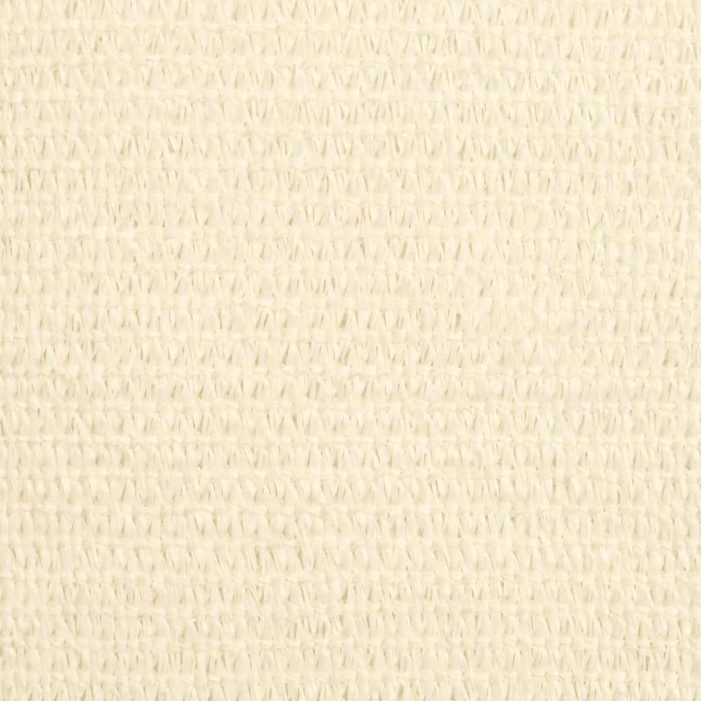 Sonnensegel 160 g/m² Creme 3x3 m HDPE
