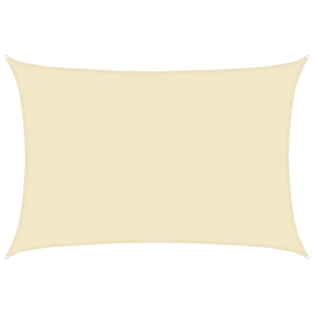 Sonnensegel 160 g/m² Creme 5x7 m HDPE