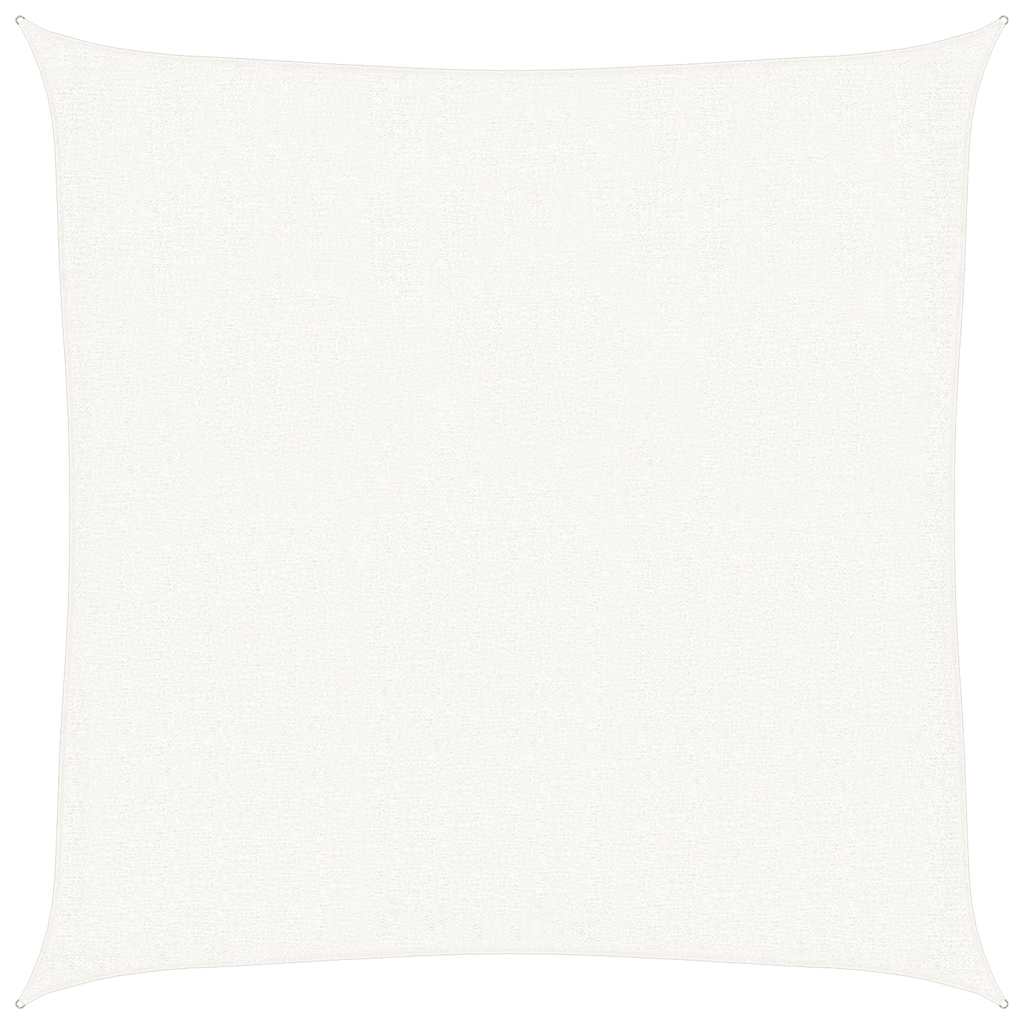 Sonnensegel 160 g/m² Weiß 2,5x2,5 m HDPE