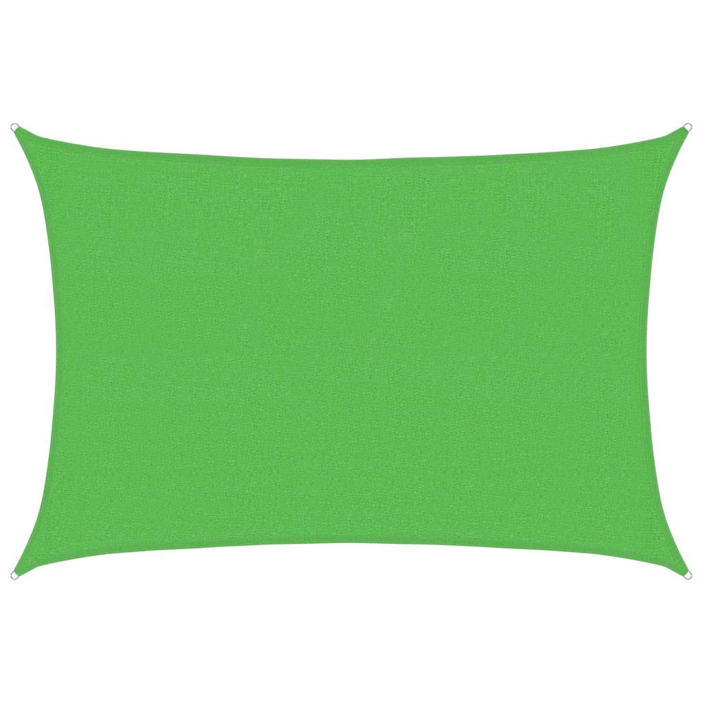 Sonnensegel 160 g/m² Hellgrün 2,5x4 m HDPE