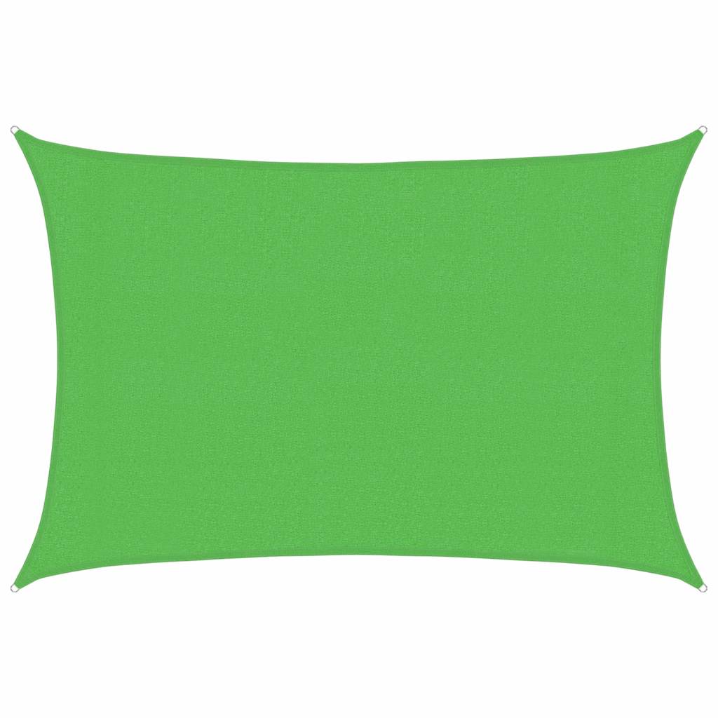 Sonnensegel 160 g/m² Hellgrün 3x4 m HDPE