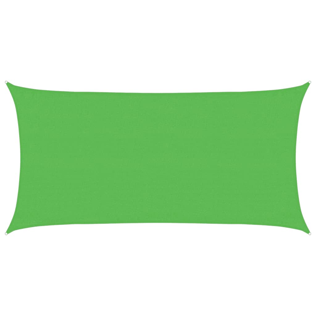 Sonnensegel 160 g/m² Hellgrün 3x6 m HDPE