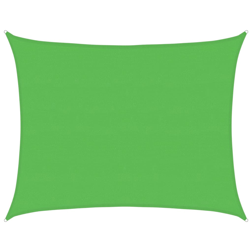 Sonnensegel 160 g/m² Hellgrün 6x8 m HDPE