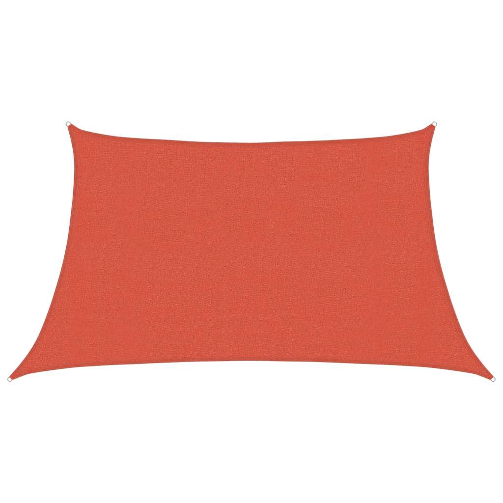 Sonnensegel 160 g/m² Terrakottarot 3/4x2 m HDPE