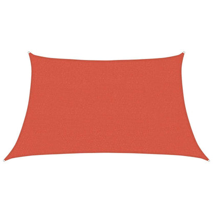 Sonnensegel 160 g/m² Terrakottarot 3/4x2 m HDPE