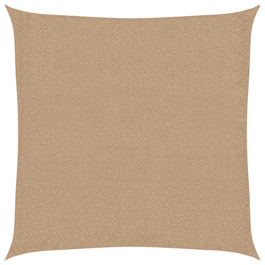Sonnensegel 160 g/m² Taupe 2,5x2,5 m HDPE