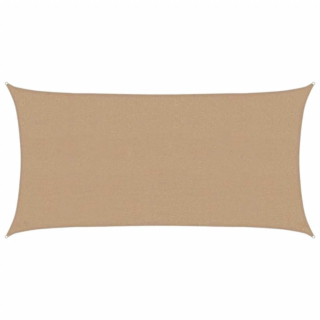 Sonnensegel 160 g/m² Taupe 2,5x4,5 m HDPE