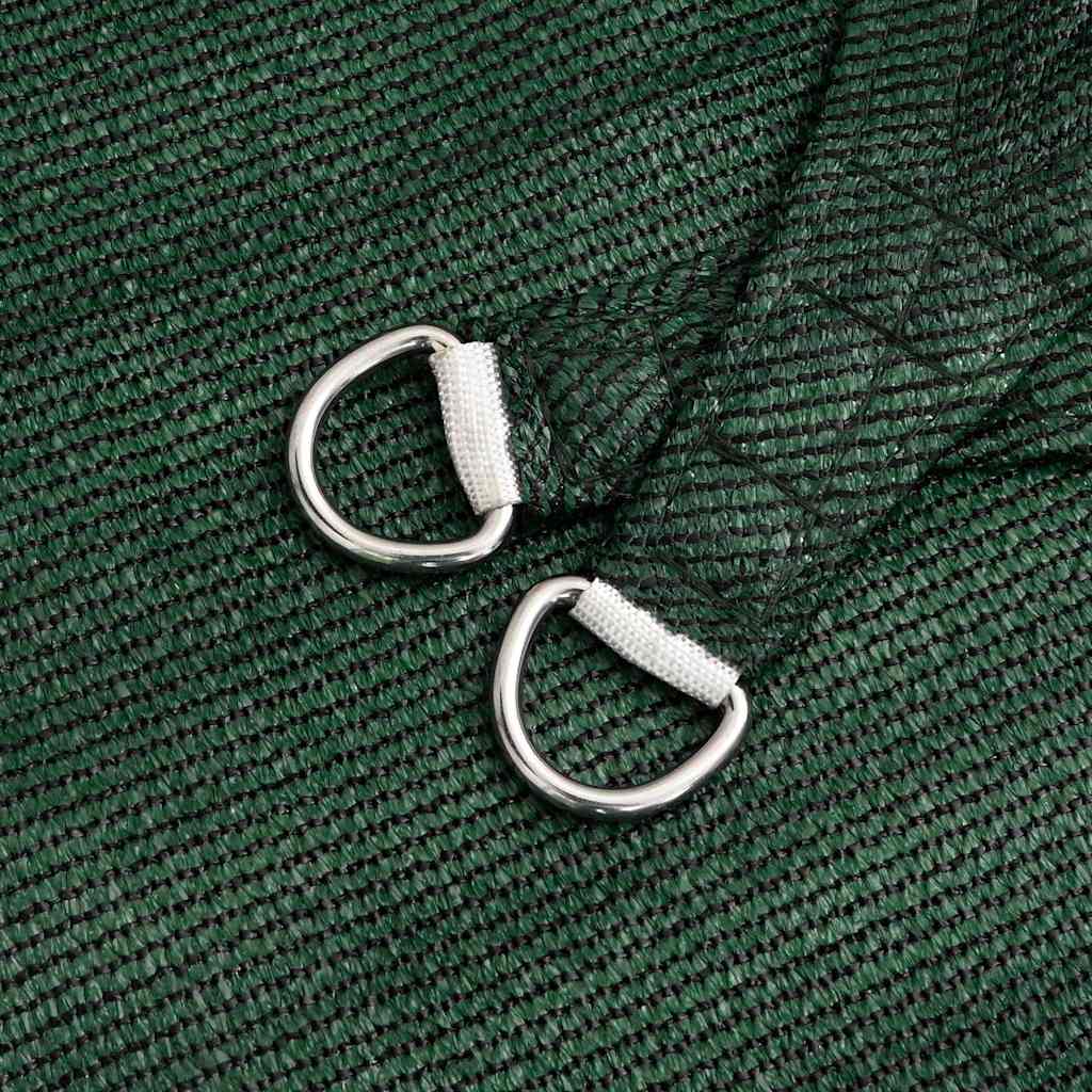 Sonnensegel 160 g/m² Dunkelgrün 3x3 m HDPE