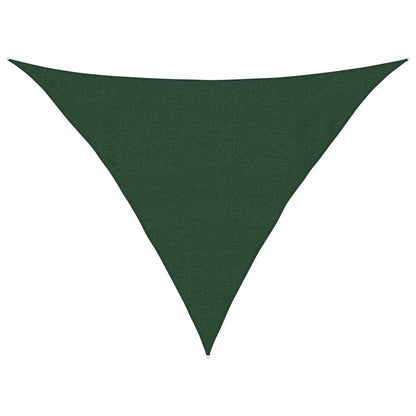 Sonnensegel 160 g/m² Dunkelgrün 4x4x5,8 m HDPE