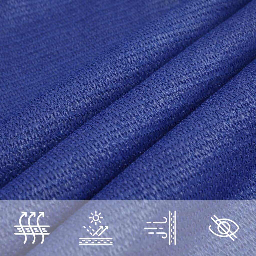 Sonnensegel 160 g/m² Blau 2,5x2,5 m HDPE
