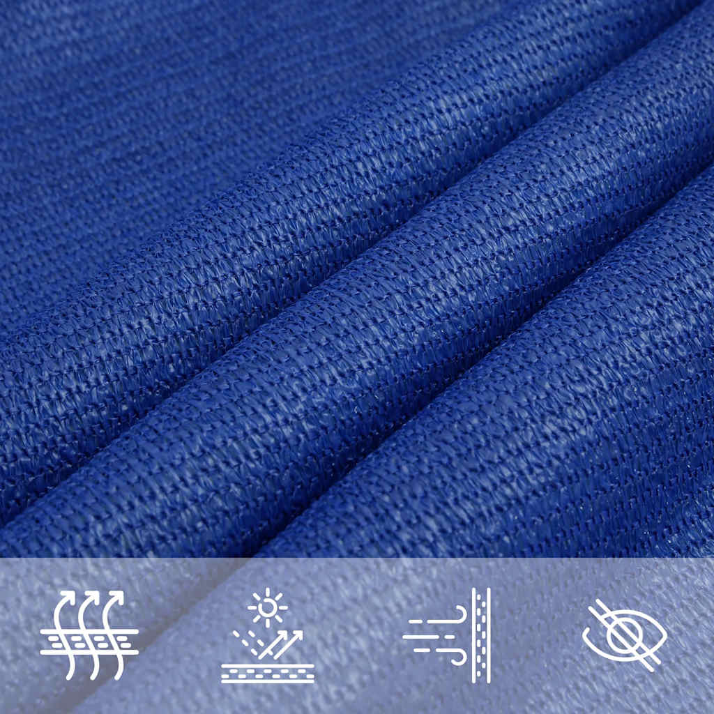 Sonnensegel 160 g/m² Blau 2x2,5 m HDPE