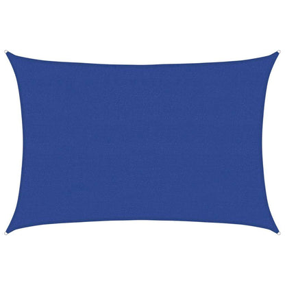 Sonnensegel 160 g/m² Rechteckig Blau 4x5 m HDPE
