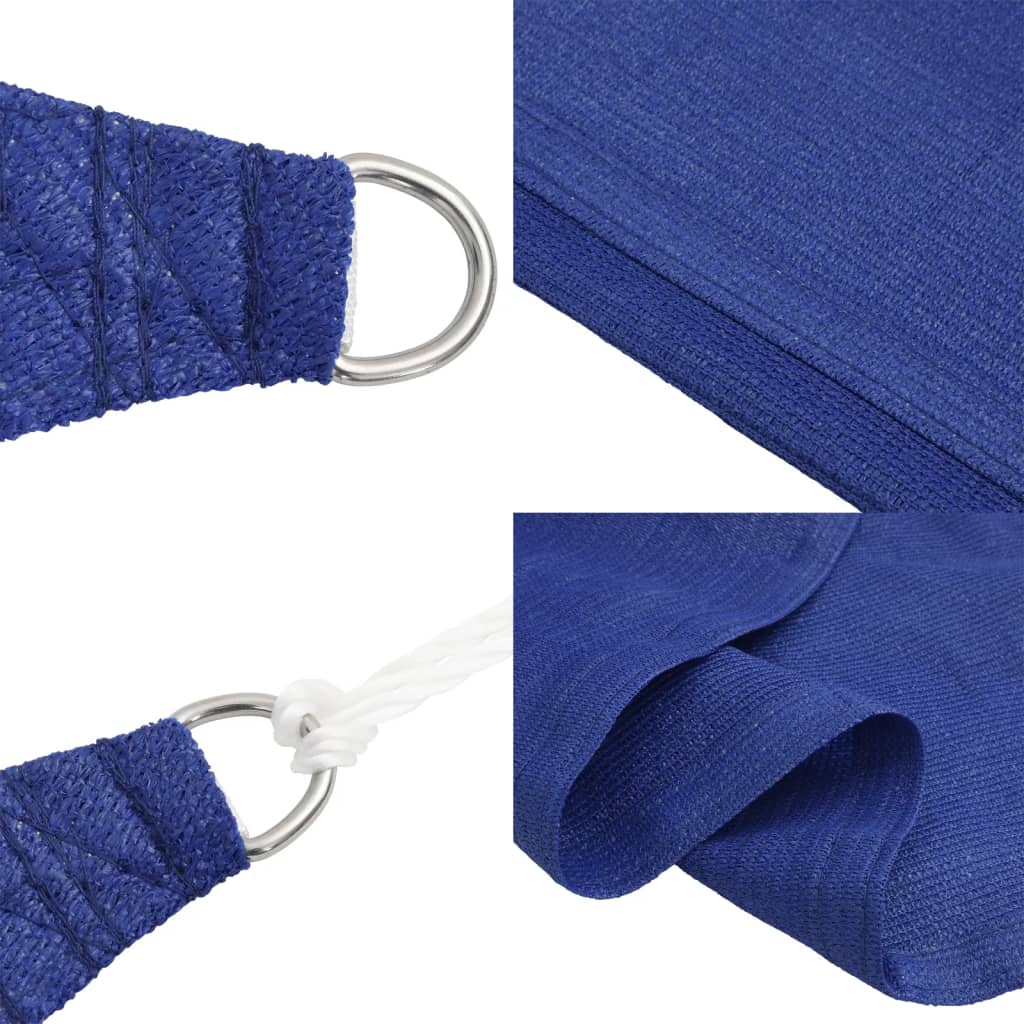 Sonnensegel 160 g/m² Blau 3/4x2 m HDPE