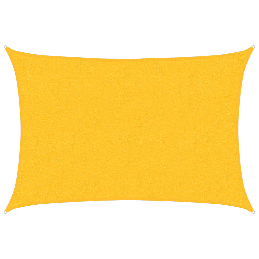 Sonnensegel 160 g/m² Rechteckig Gelb 2x3 m HDPE