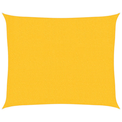 Sonnensegel 160 g/m² Gelb 2,5x3 m HDPE