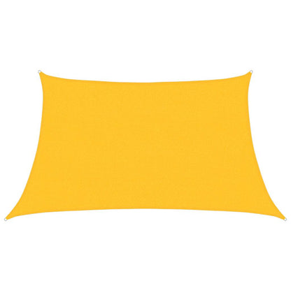 Sonnensegel 160 g/m² Gelb 3/4x2 m HDPE