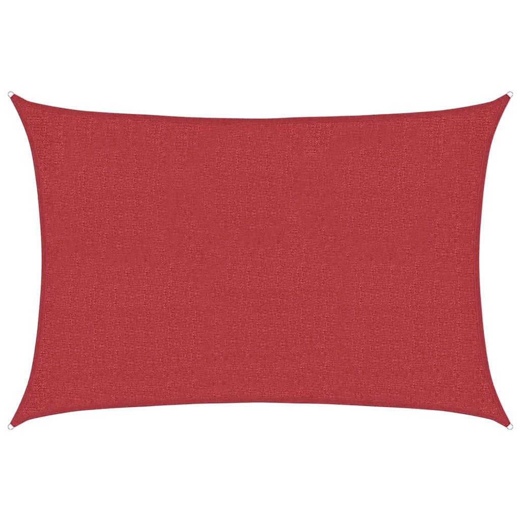 Sonnensegel 160 g/m² Rot 2x3 m HDPE