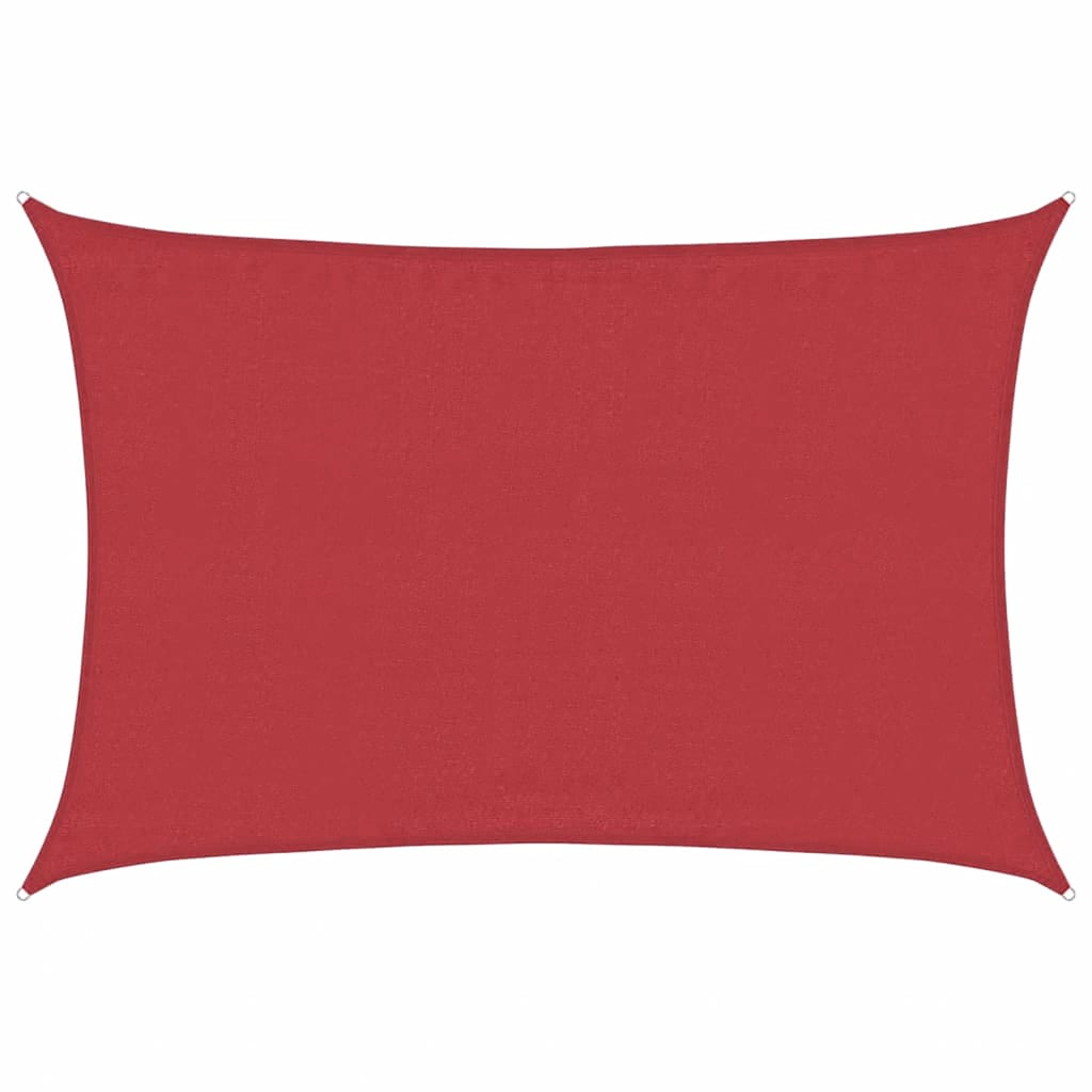 Sonnensegel 160 g/m² Rot 5x7 m HDPE
