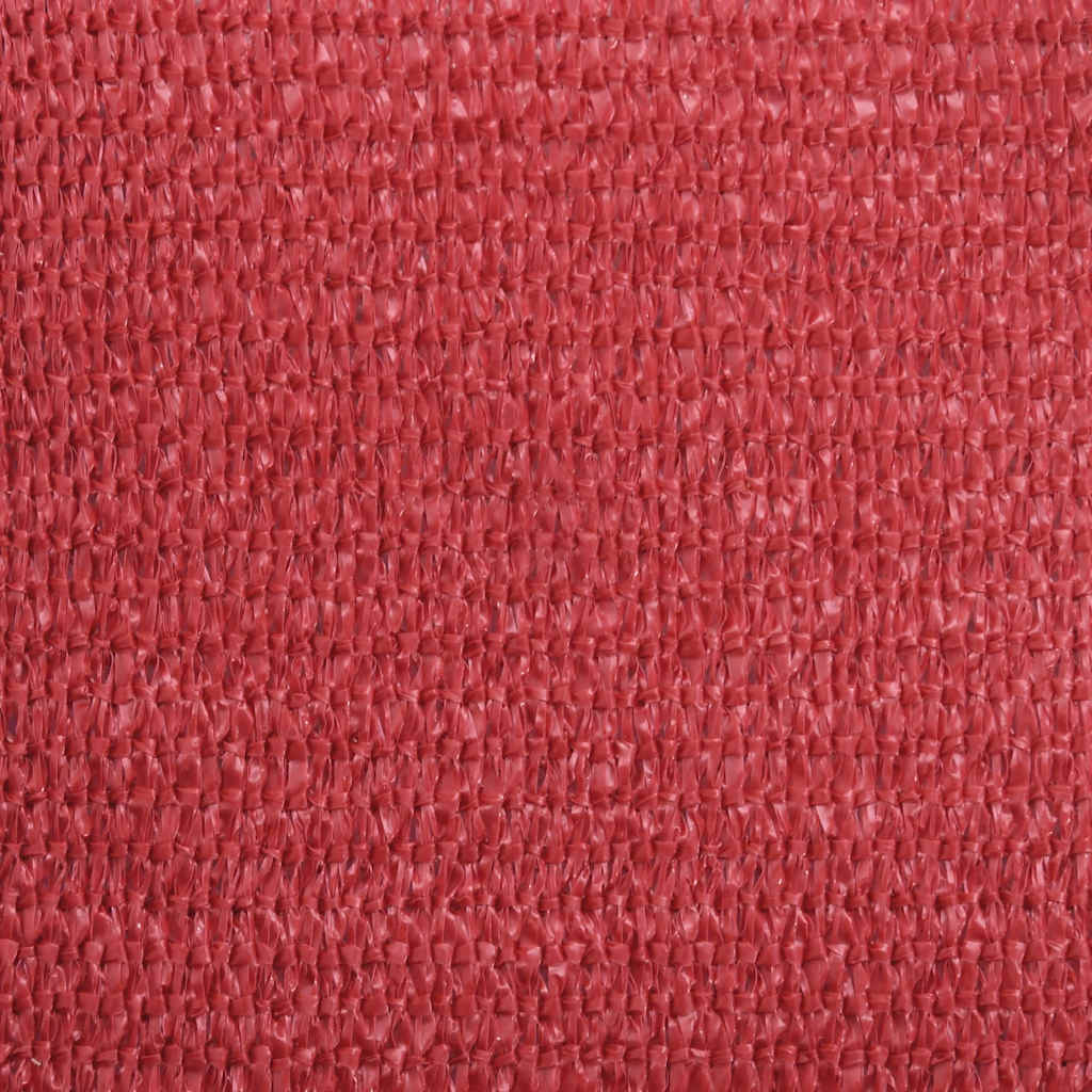 Sonnensegel 160 g/m² Rot 3x4x5 m HDPE