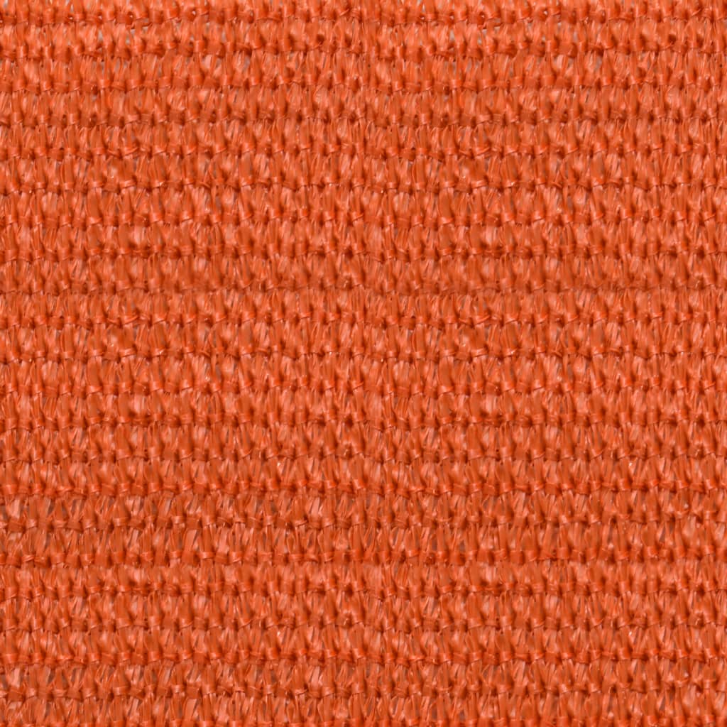 Sonnensegel 160 g/m² Quadratisch Orange 4x4 m HDPE