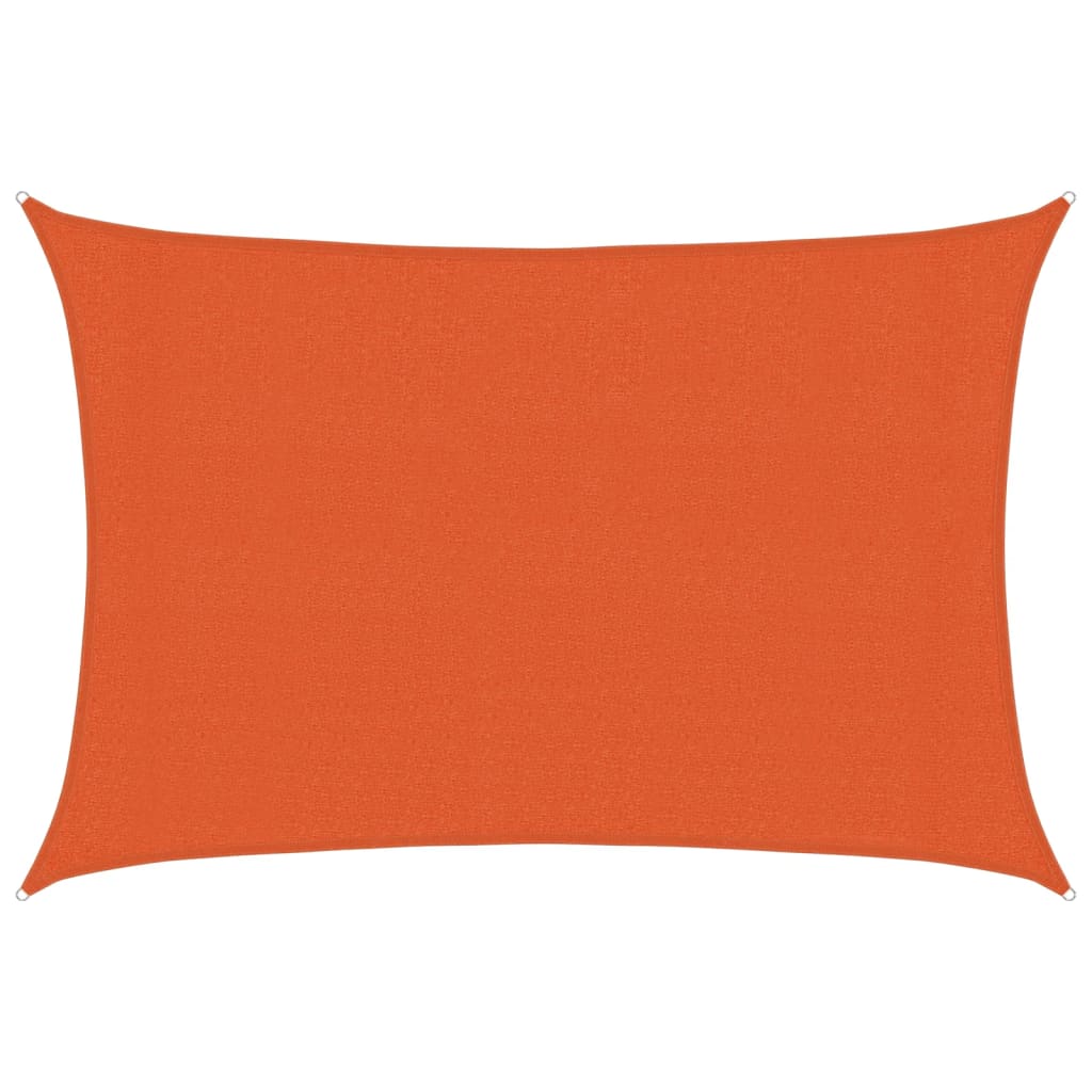 Sonnensegel 160 g/m² Orange 3x4 m HDPE