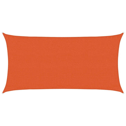 Sonnensegel 160 g/m² Rechteckig Orange 3x6 m HDPE