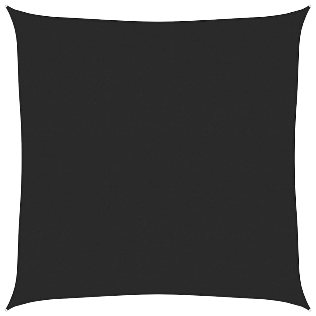 Sonnensegel 160 g/m² Schwarz 4x4 m HDPE