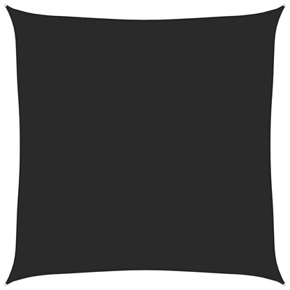 Sonnensegel 160 g/m² Schwarz 4x4 m HDPE