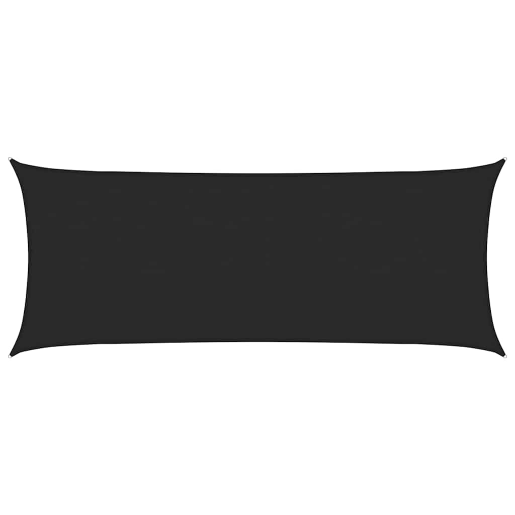 Sonnensegel 160 g/m² Schwarz 2x5 m HDPE