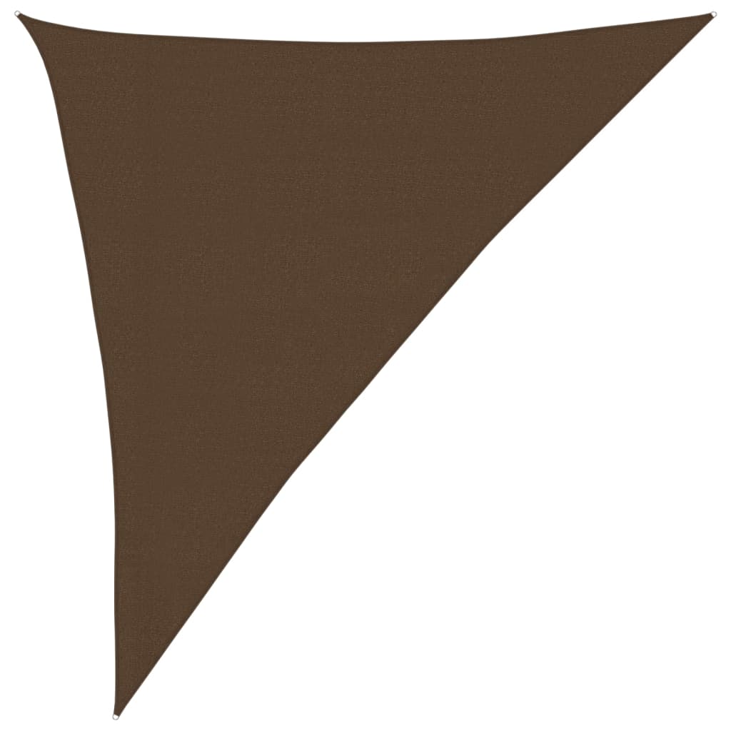 Sonnensegel 160 g/m² Braun 3x4x5 m HDPE