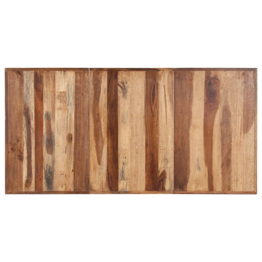 Esstisch 160x80x75 cm Massivholz Honigfarben