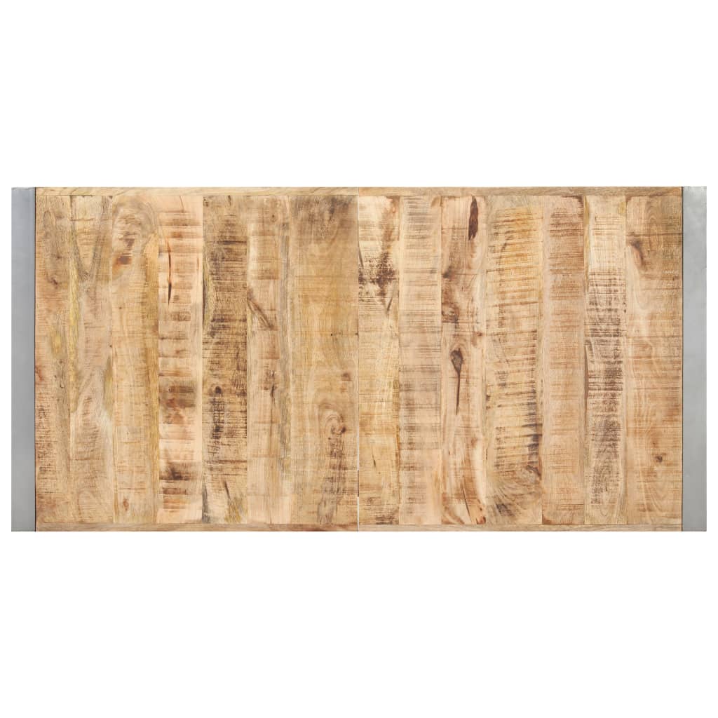 Esstisch 140x70x75 cm Raues Mango-Massivholz