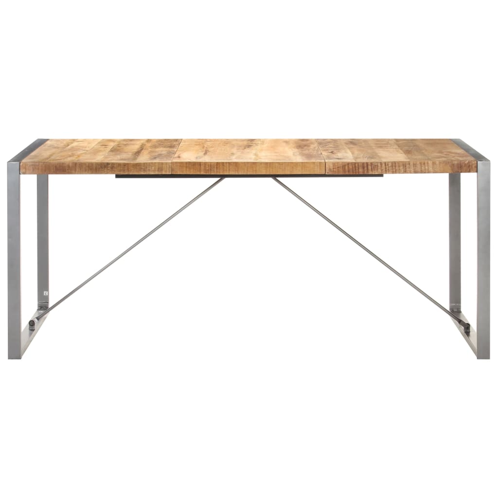 Esstisch 180x90x75 cm Raues Mango-Massivholz