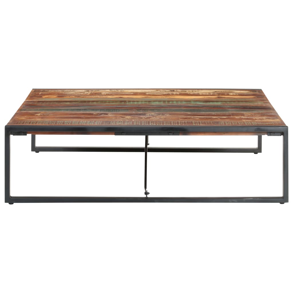 Couchtisch 140x140x40 cm Recyceltes Massivholz