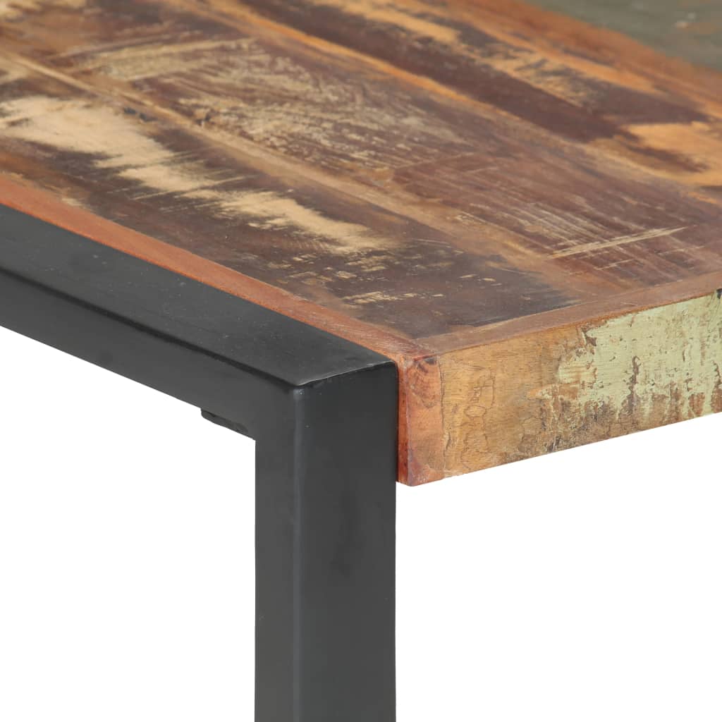 Couchtisch 140x140x40 cm Recyceltes Massivholz
