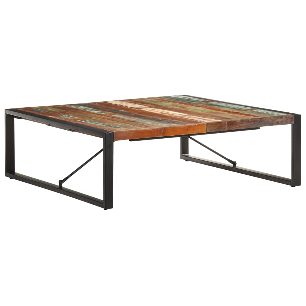 Couchtisch 120x120x40 cm Altholz Massiv