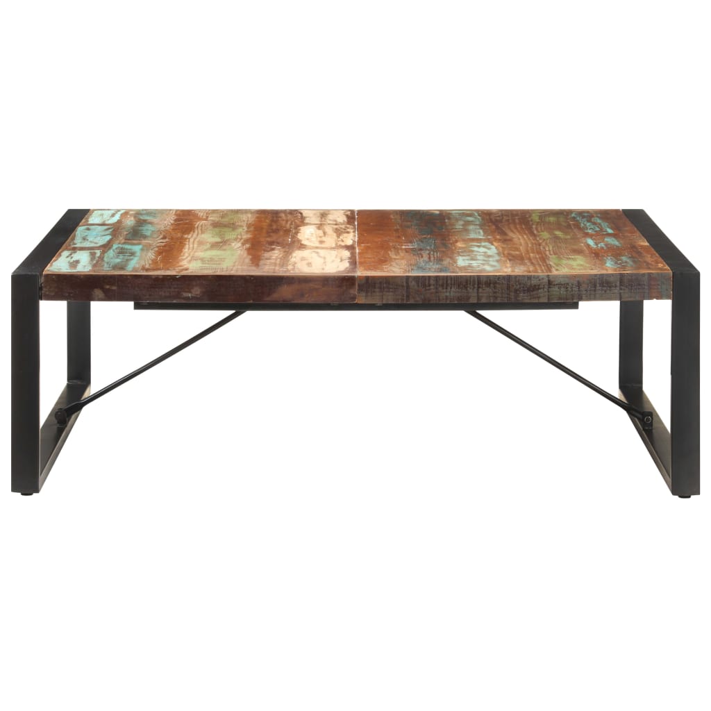 Couchtisch 120x120x40 cm Altholz Massiv