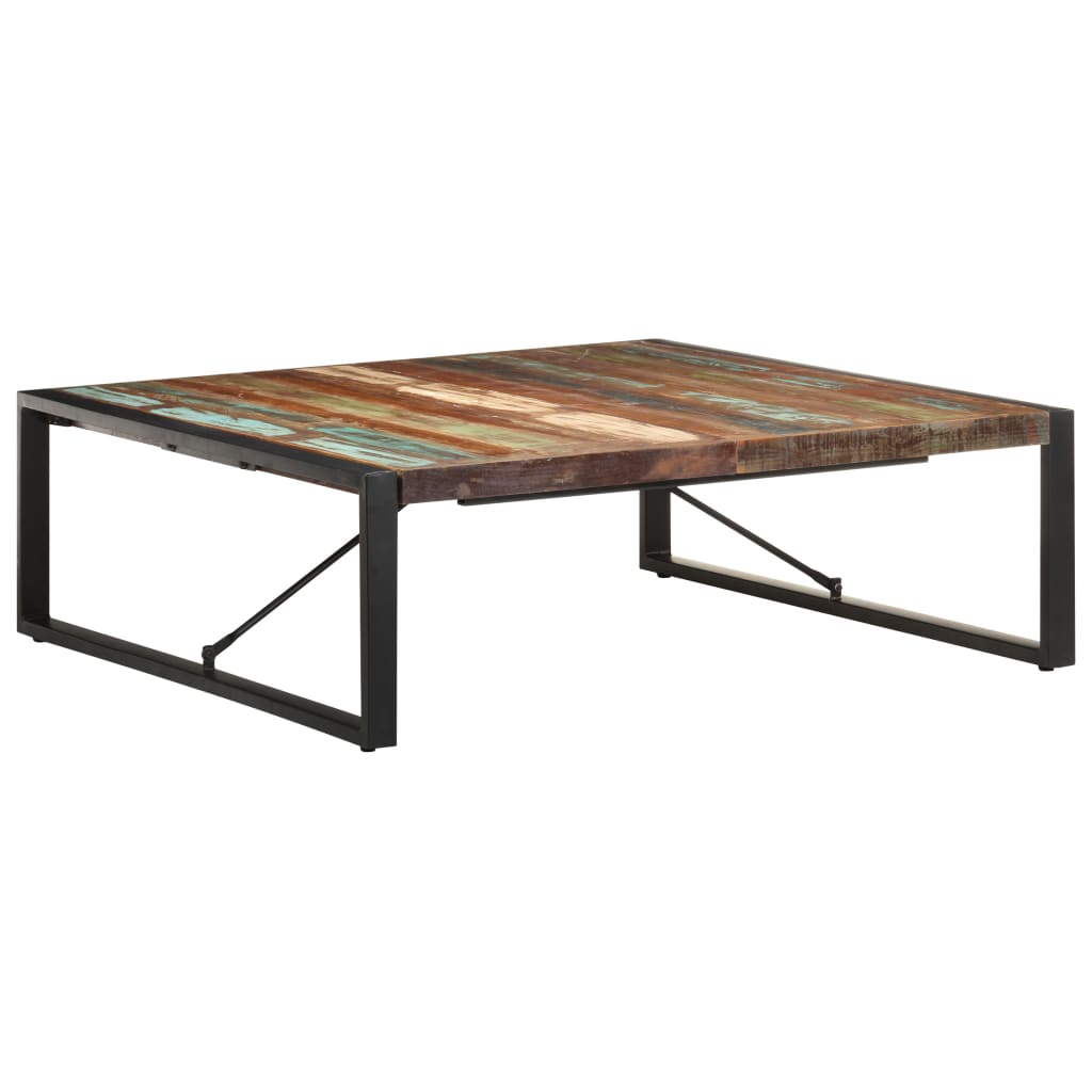 Couchtisch 120x120x40 cm Altholz Massiv