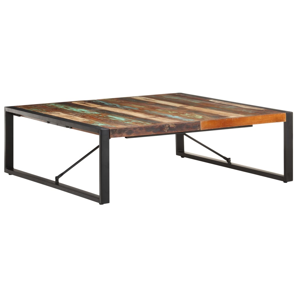 Couchtisch 120x120x40 cm Altholz Massiv