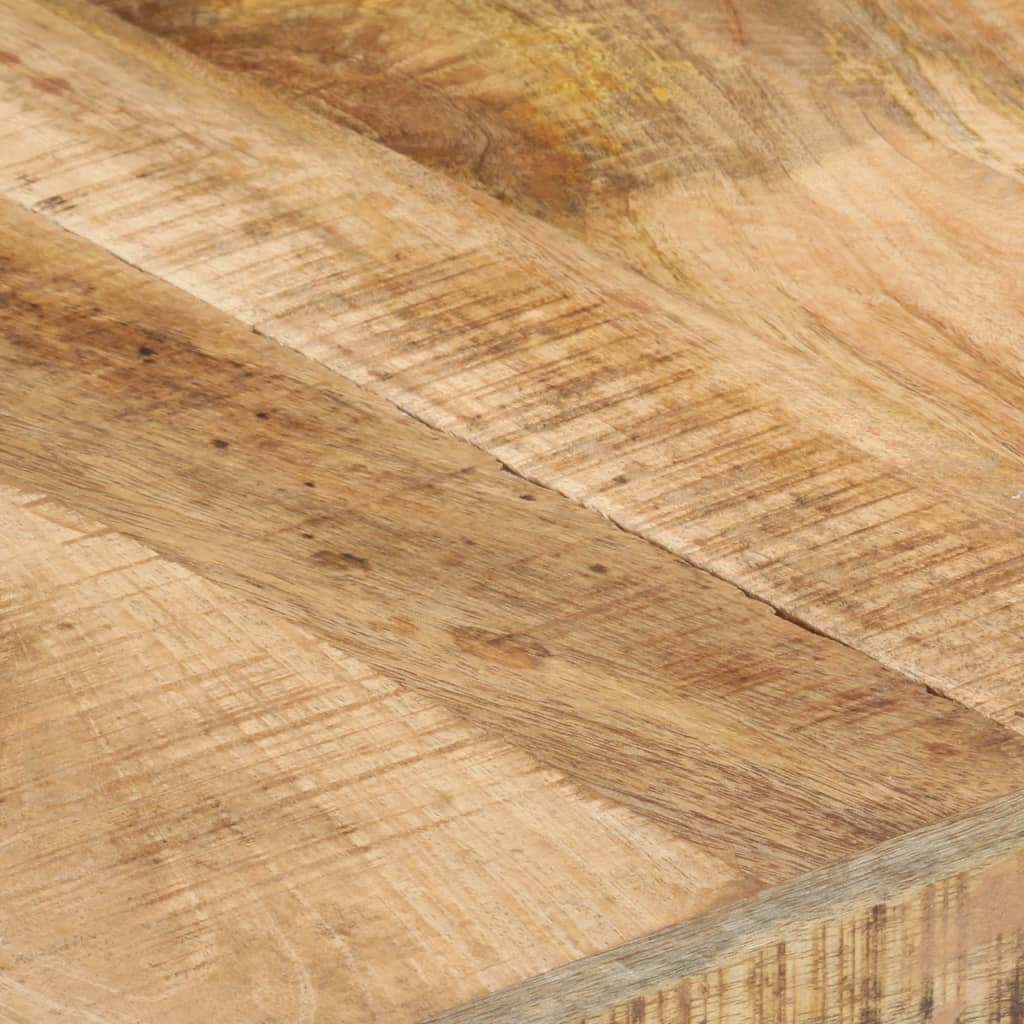 Couchtisch 120x120x40 cm Raues Mangoholz