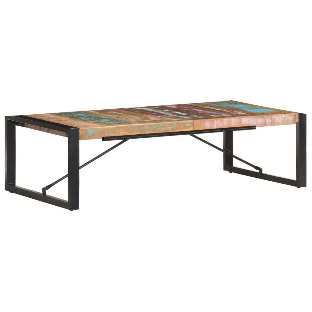 Couchtisch 140x70x40 cm Altholz Massiv