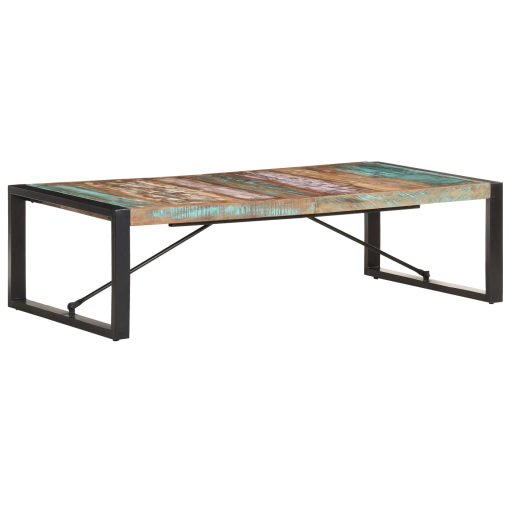 Couchtisch 140x70x40 cm Altholz Massiv