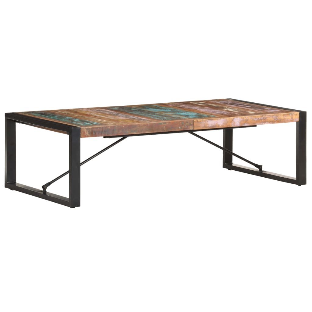 Couchtisch 140x70x40 cm Altholz Massiv